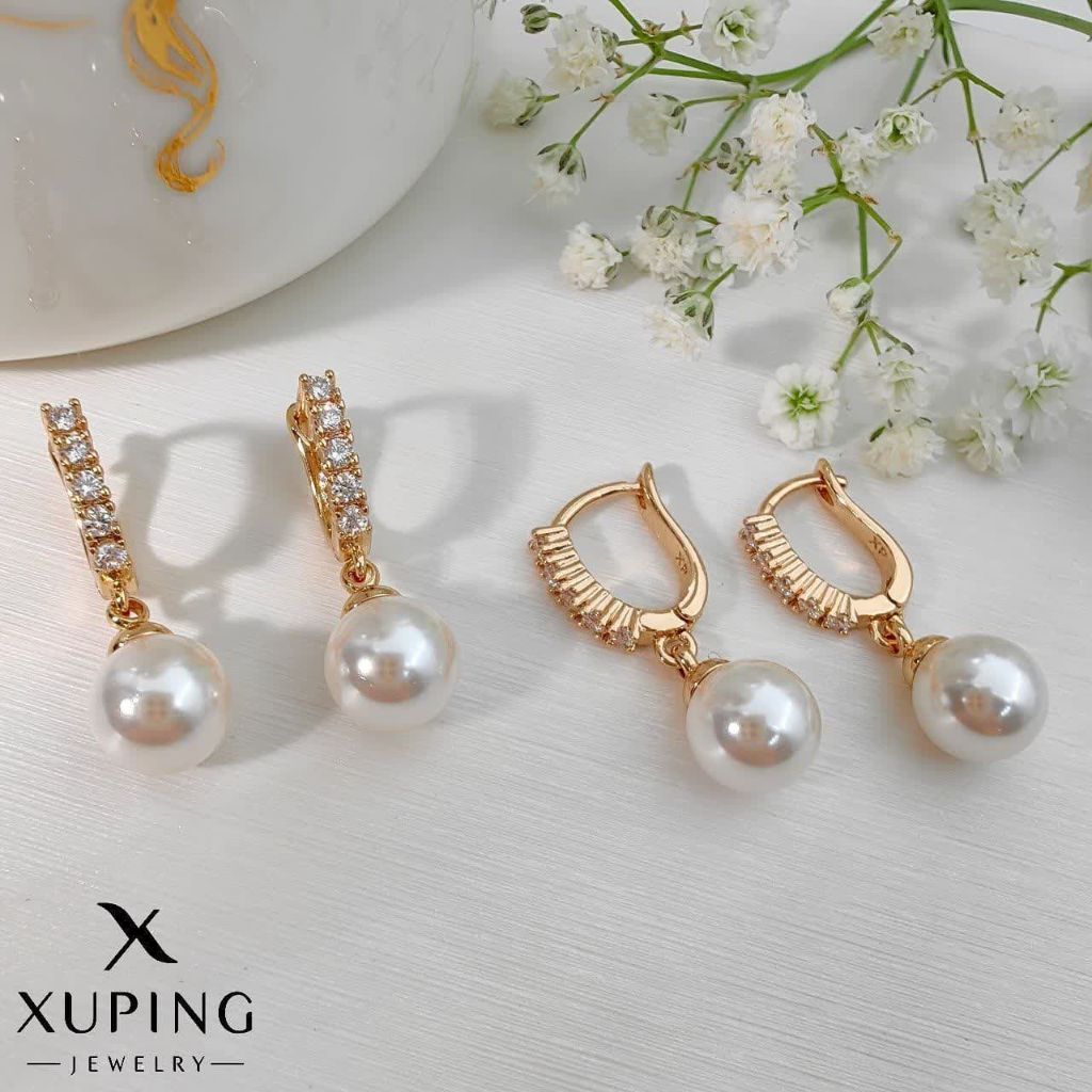 گوشواره مرواریدی ژوپینگ کد 1982 - خرید آنلاین از گالری آداس